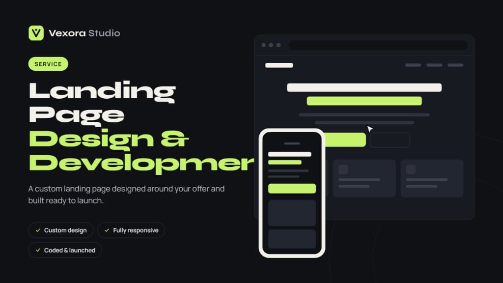 Landing Page Design & Development